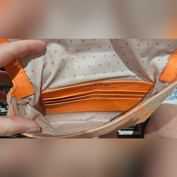 STELLA & DOT City Slim Clutch Aztec Coral. NWOT - Picture 8 of 12